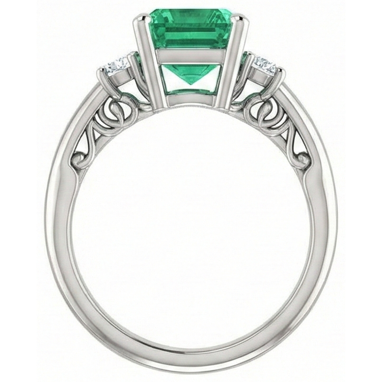 naturel diamant 15.50carats bague vue de dessus