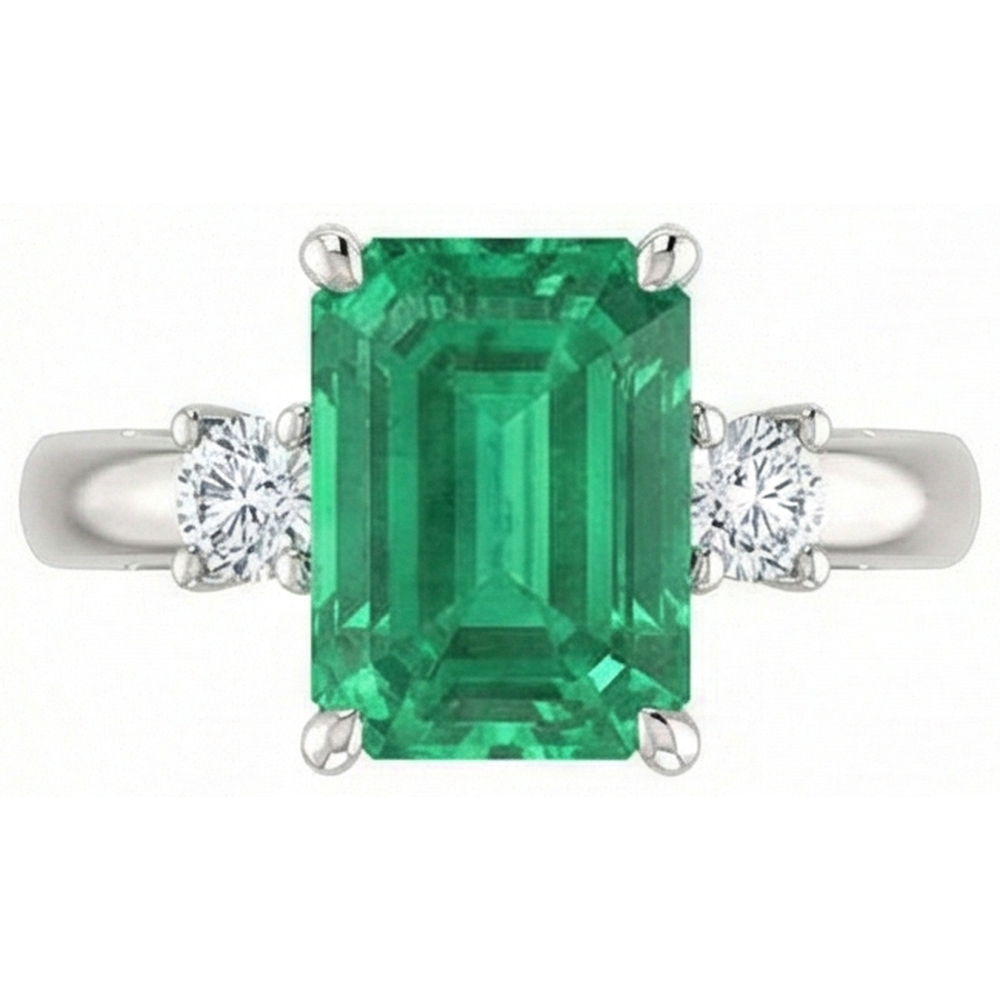 naturel diamant 15.50carats bague angle de côté
