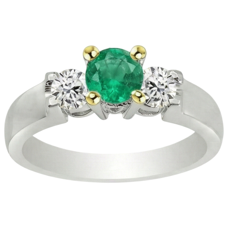Premium Bague Pierre de Couleur 1,50 carats – vue de face