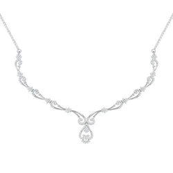 3 carats Naturel diamant Coupe Ronde collier femme bijoux en or fin