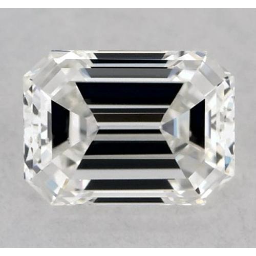 Diamant émeraude de 3 carats, taille VVS1, non serti