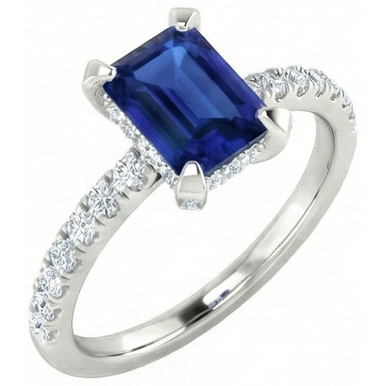 naturel round diamant 3carats bague détail rapproché