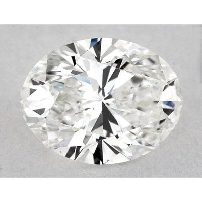 Diamant ovale de 3 carats, non serti, couleur F, pureté VS1, très bonne taille.