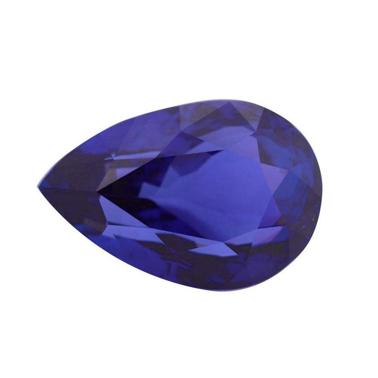 Tanzanite Bleue Loose Sapphires Natural 3-carats Gold – vue principale