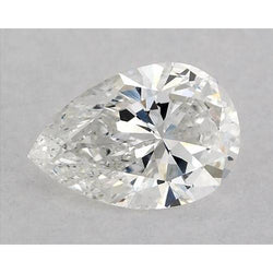 Diamant naturel en forme de poire de 3 carats, extrait de la terre, non serti, couleur F, pureté VVS1, très bonne taille