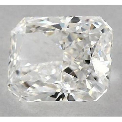Diamant radiant de 3 carats, non serti, couleur F, pureté VS1, très bonne taille.