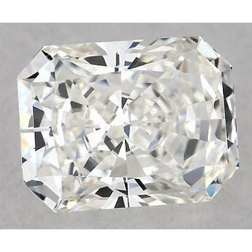 Diamant radiant de 3 carats, non serti, couleur F, pureté VVS1, très bonne taille.