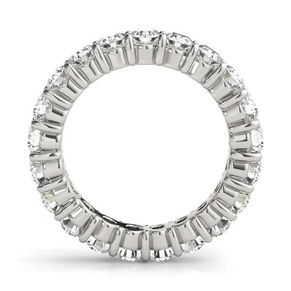 Fait à la main Diamant Eternity Band 0,15 carats – vue de face