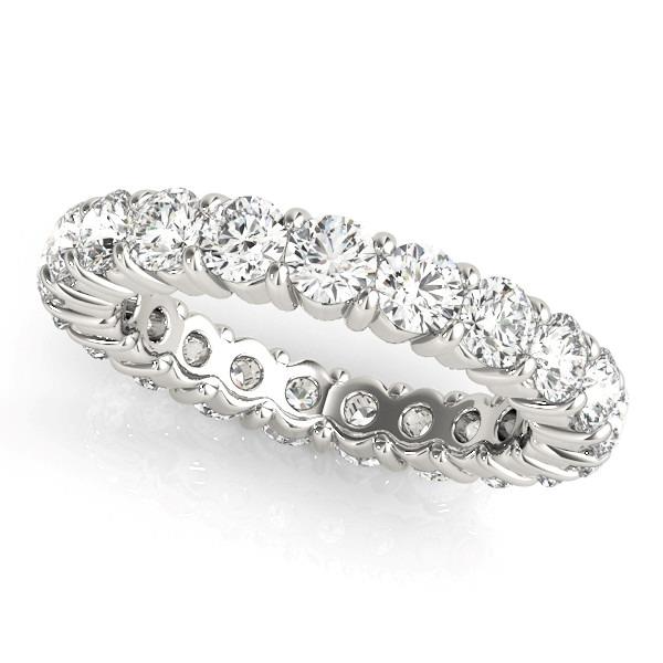 Eternity Band Or Blanc 14 Carats avec Diamant – vue principale