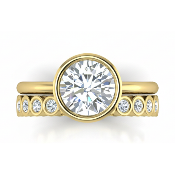 Haut de gamme Diamant Bague de Demande 3,25 carats – vue principale