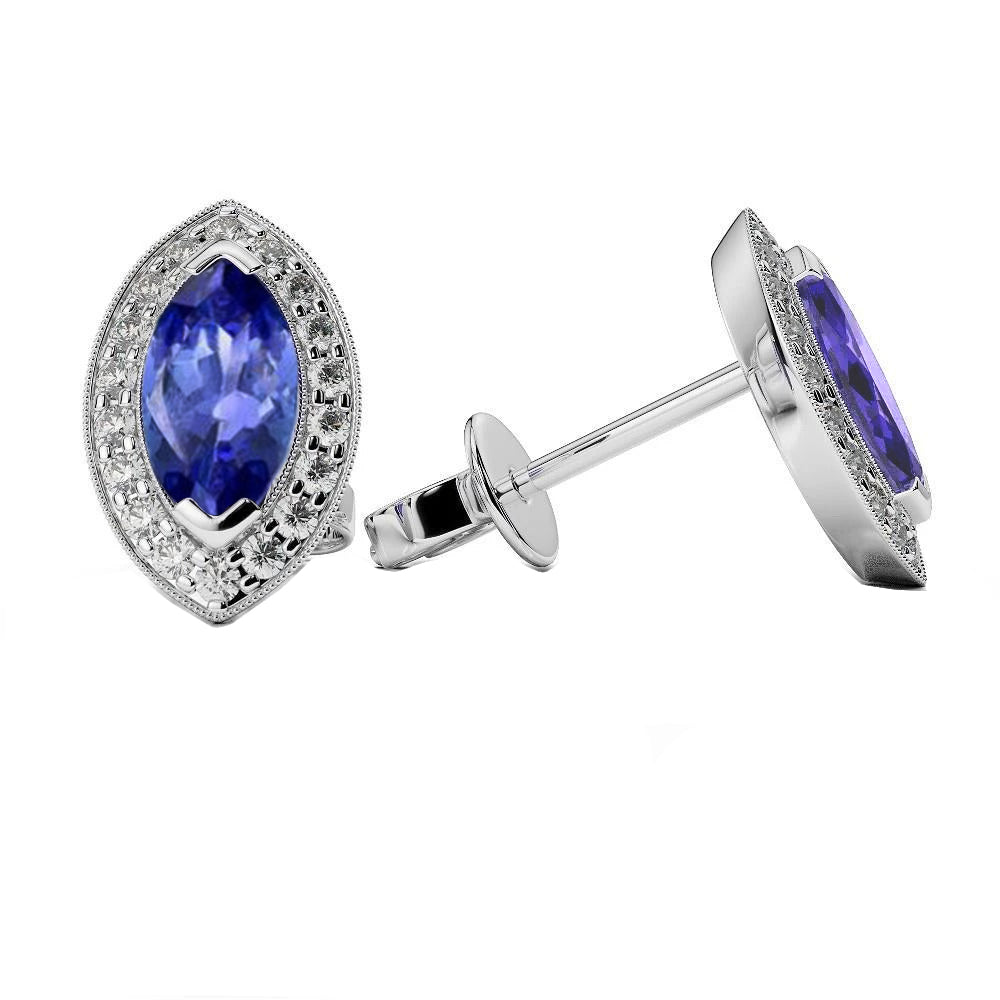 Tanzanite Gemstone Earring – vue principale