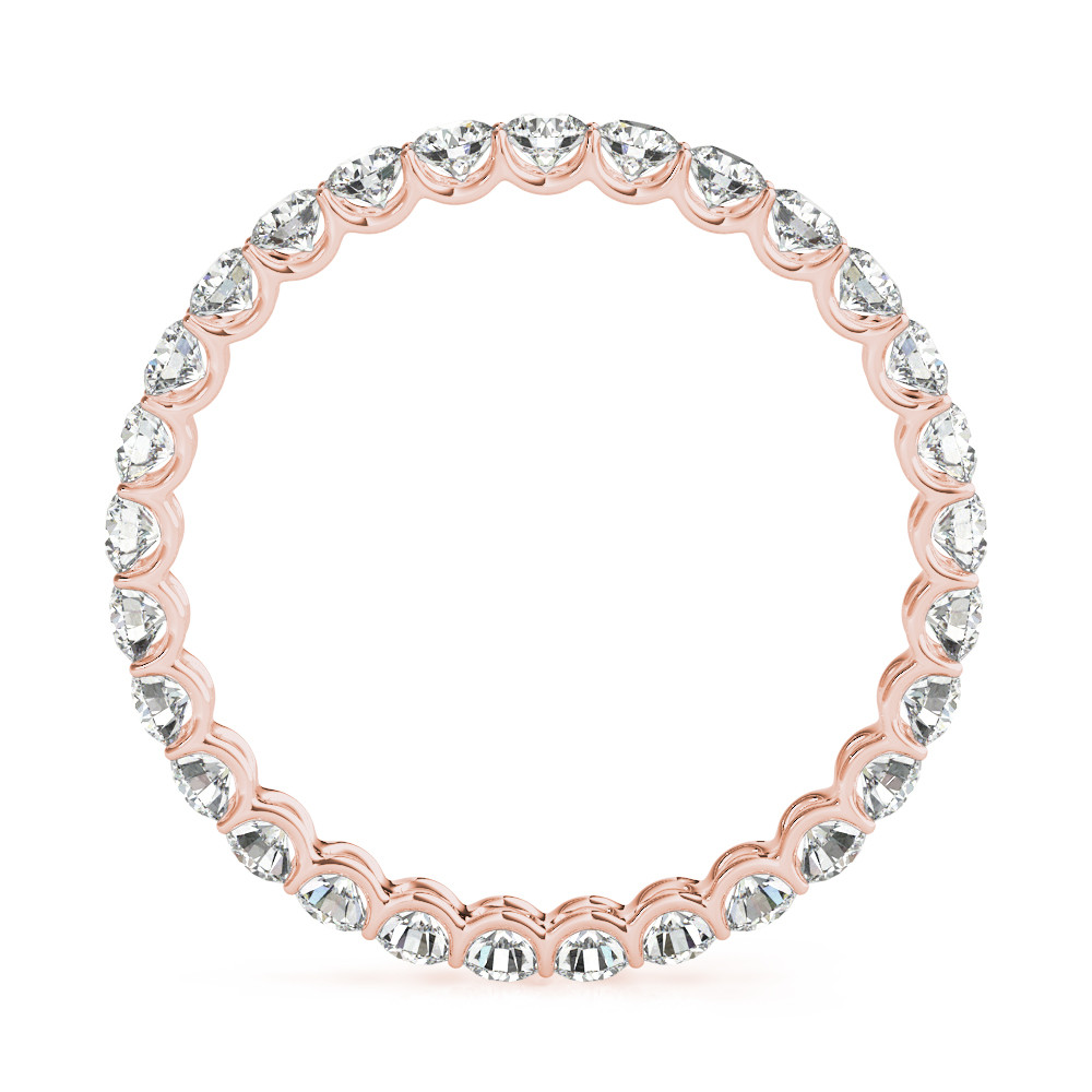 Diamant Eternity Band – vue de face