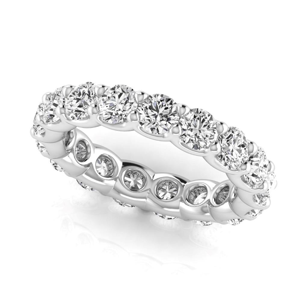 Diamant Eternity Band – vue de côté