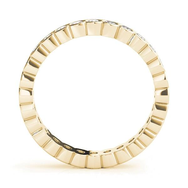 Diamant Eternity Band 0,20-carats Or Jaune 14 Carats – vue de face