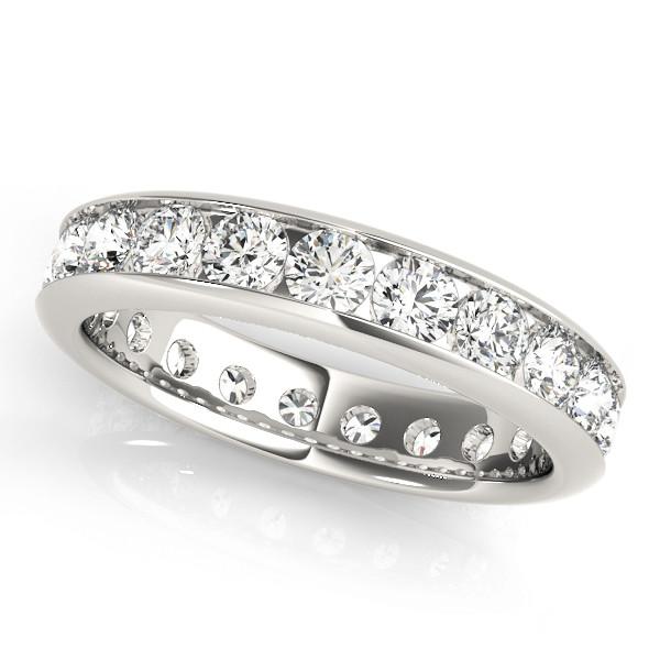 Brillant Eternity Band 3,8 carats Or 14K Blanc – vue principale