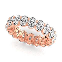 Eternity Band Or Rose 14 Carats avec Diamant – 3,8 carats