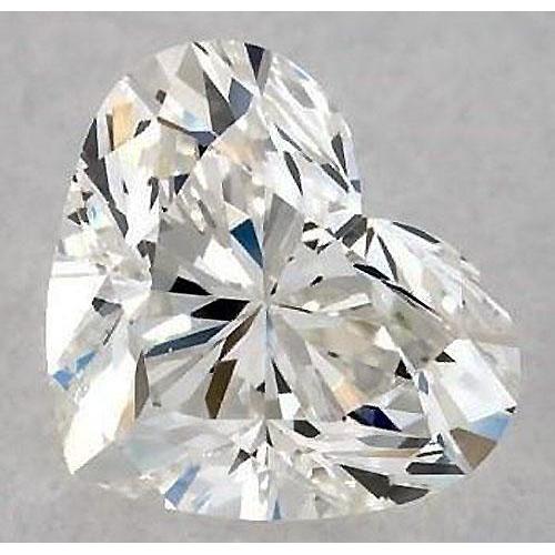 Diamant en forme de cœur de 3,25 carats, non serti, couleur F, pureté VS1, très bonne taille.