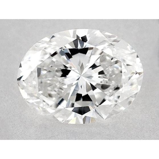 Diamant ovale de 3,25 carats, non serti, couleur F, pureté VVS1, très bonne taille.