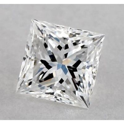 Diamant princesse 3,25 carats, non serti, couleur F, pureté VS1, excellente taille