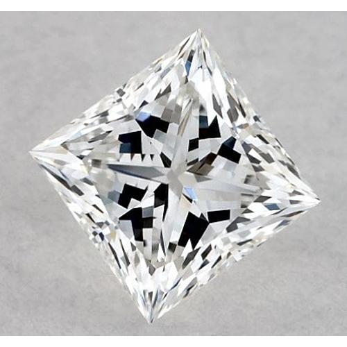 Diamant taille princesse 3,25 carats, pureté F, VVS1, taille excellente