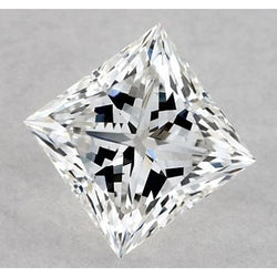 Diamant naturel de 3,25 carats, taille princesse, extrait de la terre, pureté F, VVS1, taille excellente