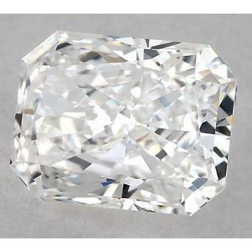 Diamant radiant de 3,25 carats, non serti, couleur F, pureté VS1, très bonne taille.