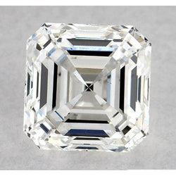 Diamant Asscher naturel de 3,5 carats, extrait de la terre, non serti, couleur F, pureté VS1, très bonne taille