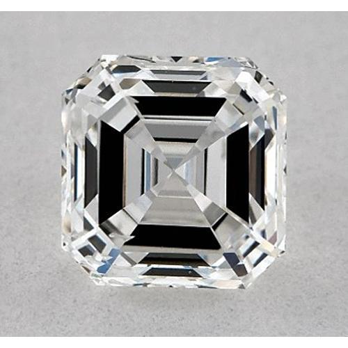 Diamant Asscher de 3,5 carats, non serti, couleur F, pureté VVS1, très bonne taille.