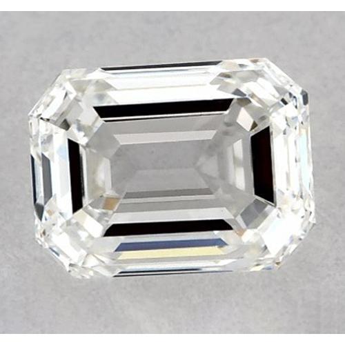 Diamant émeraude de 3,5 carats, non serti, pureté E, taille VS1 (Très Bonne).