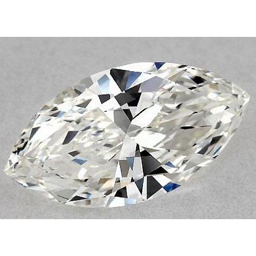 Diamant marquise de 3,5 carats, non serti, couleur E, pureté VVS2, très bonne taille.