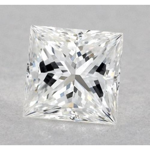 Diamant princesse de 3,5 carats, non serti, pureté F, qualité VS1, taille excellente