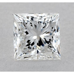 Diamant naturel de 3,5 carats, taille princesse, extrait de la terre, pureté F, VVS1, taille excellente