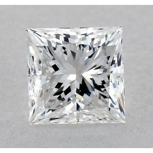 Diamant princesse 3,5 carats, non serti, pureté F, VVS1, excellente taille