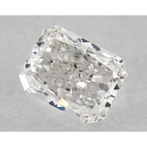 Diamant radiant de 3,5 carats, non serti, couleur F, pureté VVS1, très bonne taille.