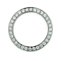 3,5 carats. Lunette en Réel diamant personnalisée pour s'adapter à l'ensemble de canaux de montre Rolex pour homme