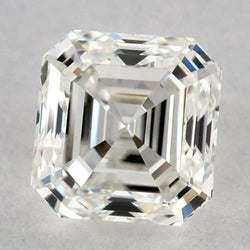 Diamant Asscher naturel de 3,75 carats, extrait de la terre, non serti, couleur F, pureté VVS1, très bonne taille