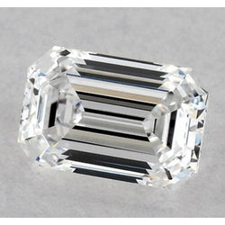 Diamant émeraude naturel de 3,75 carats, extrait de la terre, non serti, couleur F, pureté VVS1, très bonne taille