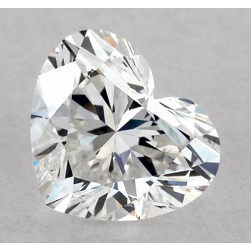 Diamant en forme de cœur de 3,75 carats, non serti, couleur E, pureté VVS1, très bonne taille.
