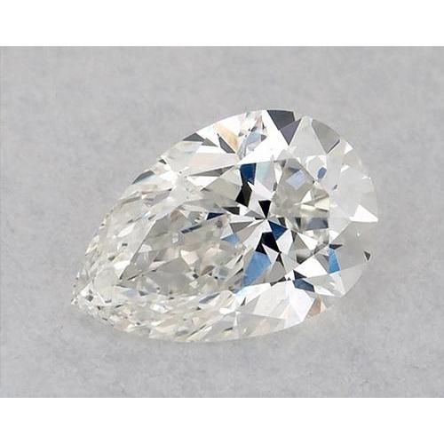 Diamant poire de 3,75 carats, non serti, couleur F, pureté VVS1, très bonne taille.