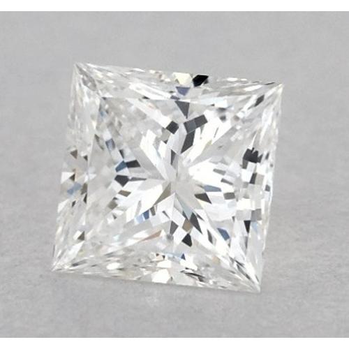 Diamant taille princesse de 3,75 carats, pureté F, qualité VS1, taille excellente