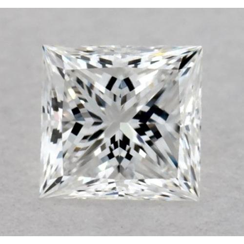 Diamant taille princesse de 3,75 carats, pureté F, VVS1, taille excellente