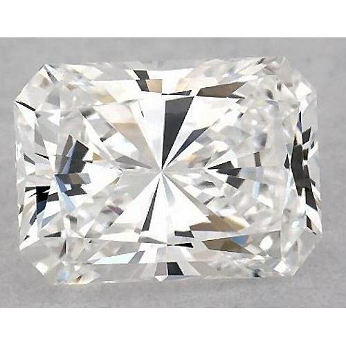 Diamant Radiant de 3,75 carats, non serti, couleur F, pureté VVS1, très bonne taille.