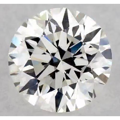 Diamant rond de 3,75 carats, pureté F, qualité VVS1, taille excellente.