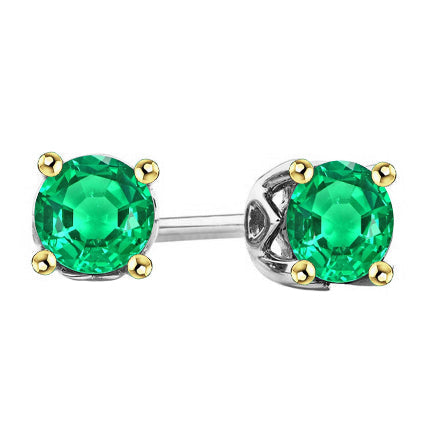 Premium Émeraude Fine Gemstone Earring 1,50 carats – vue principale