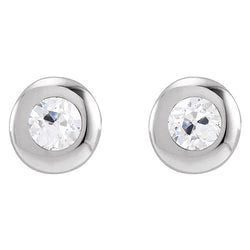Luxueux Diamant Fin Puces d'Oreilles 1,50 carats – Or 14K Blanc