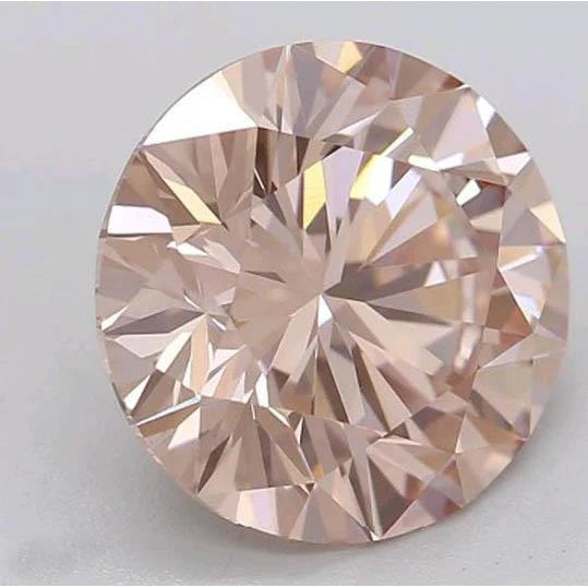 Saphir Rose Taille Ronde Loose Sapphires Natural en Gold – vue principale