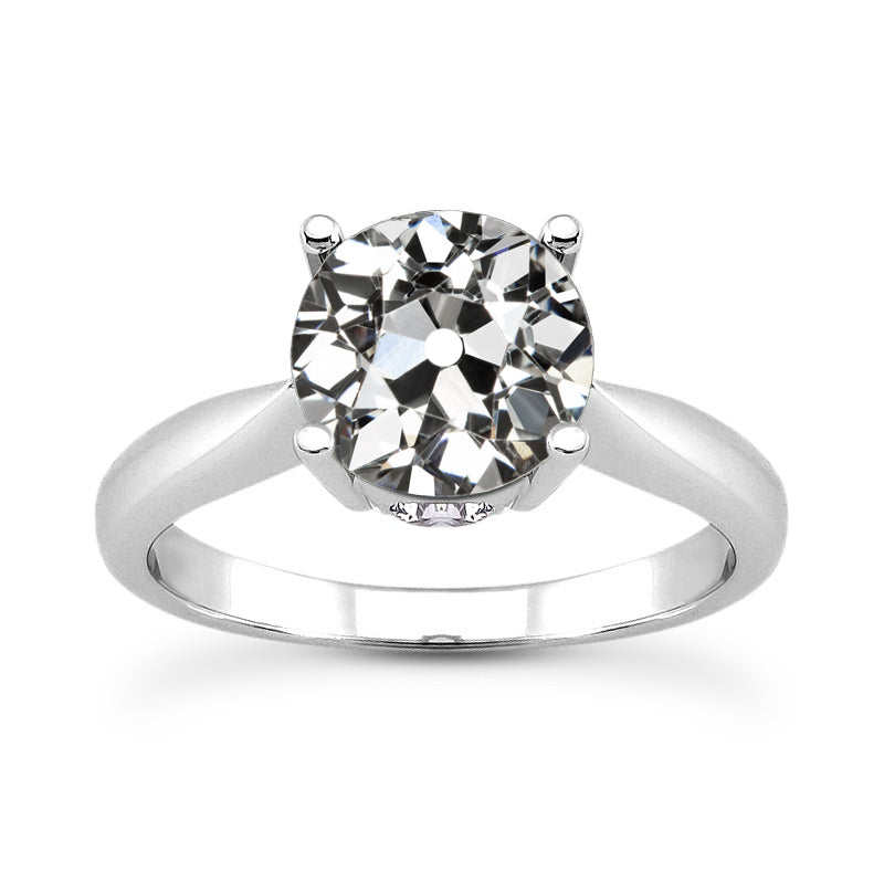 Chatoyant Brillant Solitaire de Fiançailles 3 carats – vue principale