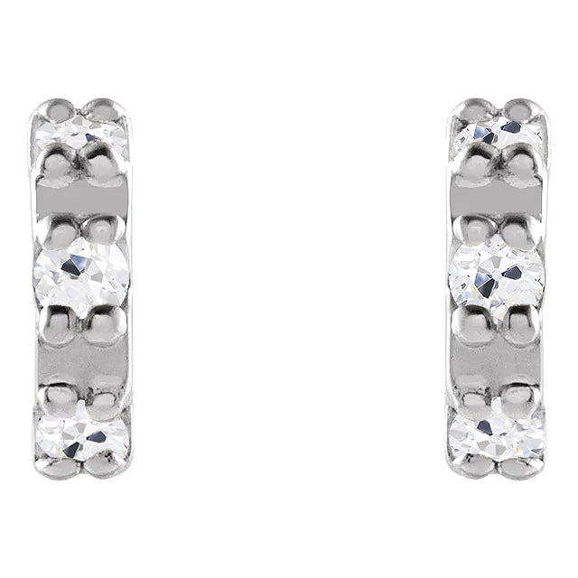 Diamant Fin Pendants d'Oreilles – vue principale