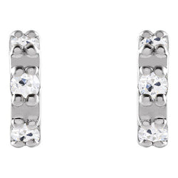Haut de gamme Coussin Antique Diamant Fin Pendants d'Oreilles