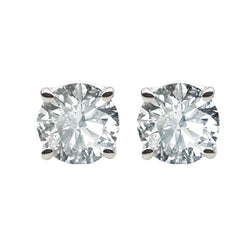 3.00 Ct Superbes Boucles D'Oreilles Rondes Réel Diamants Taille Brillante